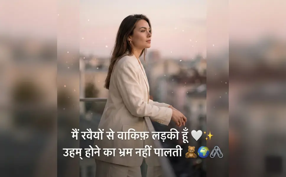 female attitude shayari