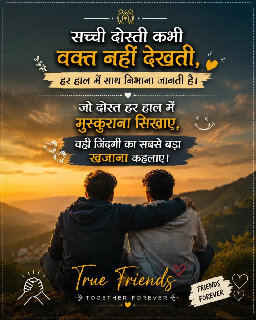 True Friendship Shayari