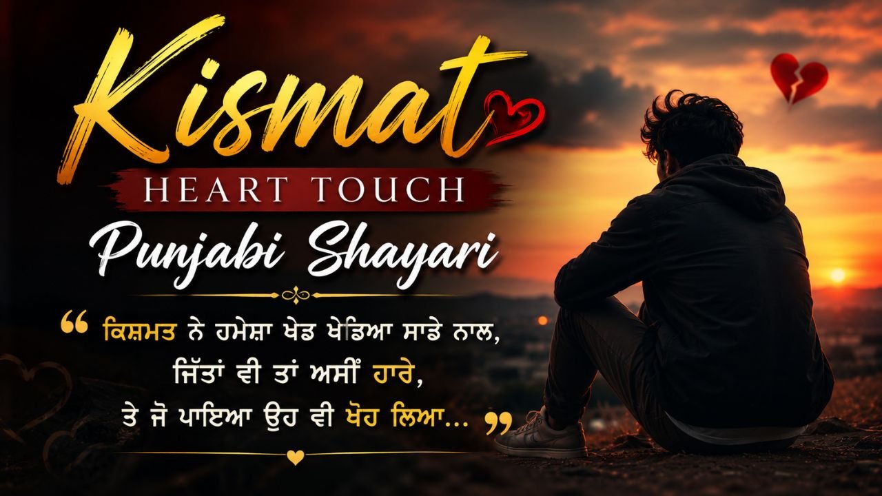 Kismat Heart Touch Punjabi Shayari – 100+ Best Lines (2026)